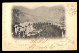 Gruss Aus Semmering / Carl Otto Hayd, No. 5508 / Year 1898 / Old  Postcard Circulated - Semmering