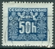 Tschechoslowakei Portomarken Mi. 69 + 71 + 72 + 74 - 77 Gest. Post Vögel Briefumschlag - Timbres-taxe