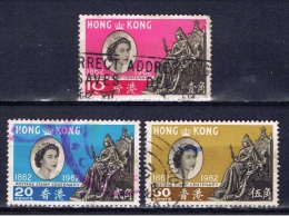 HK+ Hongkong 1962 Mi 193-95 Hongkong-Briefmarken - Used Stamps