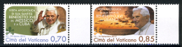 2013 - VATICANO - VATICAN - I VIAGGI DI PAPA BENEDETTO XVI NEL MONDO − 2012 - Serie -  MINT - NH - Nuovi