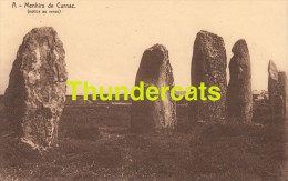 CPA MENHIRS DE CARNAC - Histoire