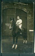 Cpa Photo - Un Cavalier Français, Cpa Envoyé De Deisseldorf En 1924, N°29 Sur Le Col   Rab89 - Kasernen