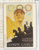 PO1090D# Reprint - GIOCHI OLIMPICI - OLIMPIADI BERLINO 1936 - OLYMPIC GAMES  No VG - Olympic Games