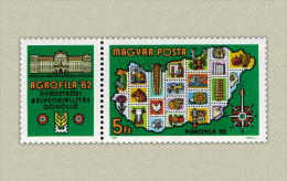 Hungary 1982. Agrofila Exhibition Segmental Stamp MNH (**) Michel: 3575 / 1.50 EUR - Unused Stamps