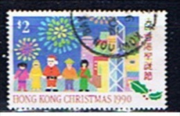 HK+ Hongkong 1990 Mi 603 Weihnachten - Gebraucht