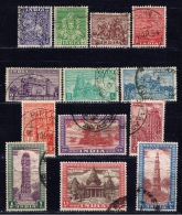 IND+ Indien 1949 Mi 191-93 195-96 198-203 205-06 Baudenkmäler - Used Stamps