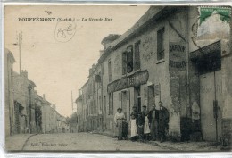 CPA 95  BOUFFEMONT LA GRANDE RUE Ed. Boucher - Bouffémont