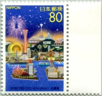 N° Michel 3111A (YT 2982) - Timbre Du Japon (MNH) (2001) - Préfecture Yogo Kobe - Harbour By Night (JS) - Unused Stamps