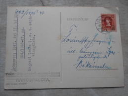 Hungary- Wagner Mano Gimnázium  Rákospalota -to  Békéscsaba Lórántffy Zs. Gimnázium  1947    D128890 - Cartas & Documentos