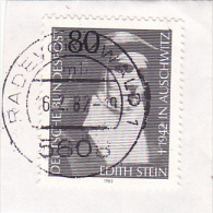 5969A  FEDERAL REPUBLIC GERMANIA 1983 USED FRAGMENT. - Altri & Non Classificati