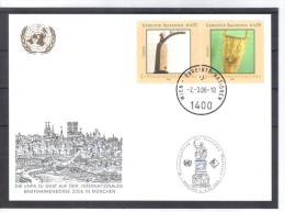 RTY73  UNO WIEN 2006  MICHL 459/60  WEISSE KARTE - White Cards SIEHE ABBILDUNG - Used Stamps