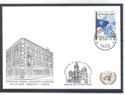 RTY61  UNO WIEN 2003  MICHL 405  WEISSE KARTE - White Cards SIEHE ABBILDUNG - Used Stamps