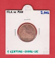 ISLA DE MAN  1  CENTIMO  COBRE  2.002   SC/UNC    DL-8645 - Sonstige – Europa