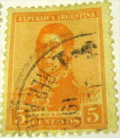 Argentina 1917 General San Martin 5c - Used - Usados