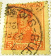 Argentina 1917 General San Martin 5c - Used - Used Stamps