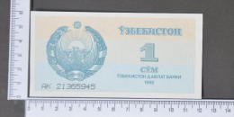UZBEKISTAN  1  SUM  1992     -    (Nº11421) - Uzbekistan
