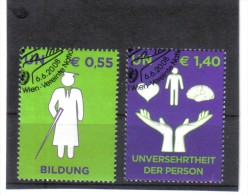 JOO1276  UNO WIEN 2008  MICHL 543/44 Used/gestempelt SIEHE ABBILDUNG - Used Stamps