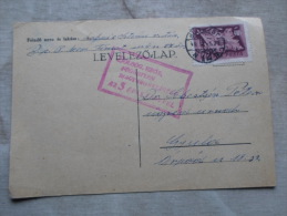 Hungary- Budapest To Gyula 1949 - Patriotism (red Handstamp)    D128917 - Covers & Documents