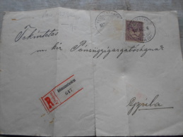 Hungary  Registered Cover - Békésszentandrás  To GYULA  1903   D128941 - Brieven En Documenten