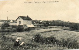 CPA - ERVY (10) - Vue Prise Sur La Ligne Au-dessus Du Moulin - Ervy-le-Chatel