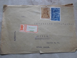 Hungary Cover   -Beszterce  1944  To Gyula - Registered Cover     D128954 - Storia Postale