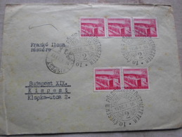 Hungary Cover   -10 Évesek A Földmüves Szövetkezetek - 1956  Budapest KISPEST     D128957 - Poststempel (Marcophilie)