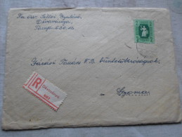 Hungary  Registered Cover -Dévaványa To Gyoma 1953  D128959 - Covers & Documents