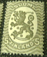 Finland 1919 Standing Lion 5p - Mint - Neufs