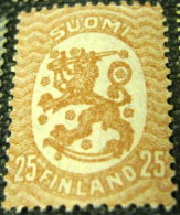 Finland 1919 Standing Lion 25p - Mint - Nuovi