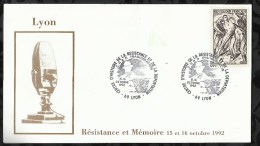 CENTRE D´HISTOIRE DE LA RESISTANCE ET DE LA DEPORTATION. 15 - 16 OCTOBRE  1992 . LYON . - 1990-1999