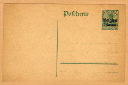 Carte Entier Postal Occupation Allemande - German Occupation