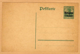 Carte Entier Postal Occupation Allemande - Deutsche Besatzung