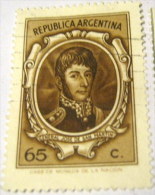 Argentina 1971 General San Martin 65c - Used - Used Stamps