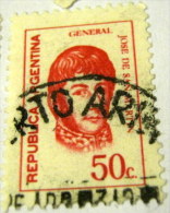 Argentina 1973 General San Martin 50c - Used - Oblitérés