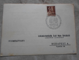 Hungary  - Magyarország Kormányzójának 75.Születésnapjára GÖDÖLLÖ  1943.VI.18.   -alkalmi Bélyegzés    1943  D129004 - Feuillets Souvenir