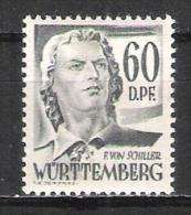 Occupation Française Würtemberg N° 25 Neuf * - Wurtemberg