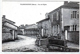 55_ Meuse - Villeroncourt - Rue De L´église (meuse ) - Autres & Non Classés