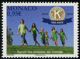 MONACO - 2015 - 100 Ans De Kiwanis International, Servir Les Enfants - 1v Neufs // Mnh - Unused Stamps