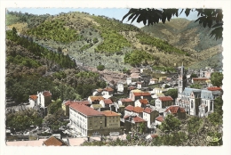 Cp, 07, Vals-les-Bains, Dans Son Nid De Verdure, Vue Générale, Voyagée 1964 - Vals Les Bains