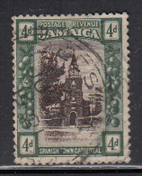 Jamaica Used Scott #81 4p Cathedral In Spanish Town Wmk: Multi Crown, CA - Jamaïque (...-1961)