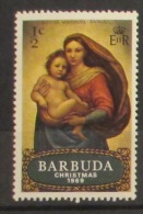 Barbuda 1969 Christmas Madonna Raffaello - 1960-1981 Autonomía Interna
