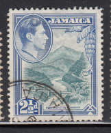 Jamaica Used Scott #120 2 1/2p Scene Near Castleton, St. Andrew - George VI Scenics - Jamaïque (...-1961)