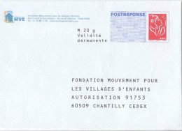 PAP POSTREPONSE Lamouche Phil@poste Fondation MVE - Verso 07P089 - D/16 C 0207 à L'intérieur - Prêts-à-poster:Answer/Lamouche