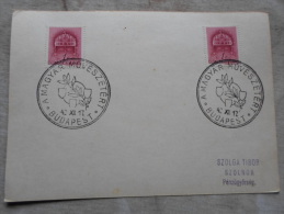 Hungary  A Magyar Müvészetért  1940 Budapest    -alkalmi Bélyegzés     D129045 - Feuillets Souvenir