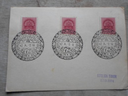 Hungary   Lakberendezési Vásár  1942 Budapest  72   -alkalmi Bélyegzés     D129050 - Feuillets Souvenir