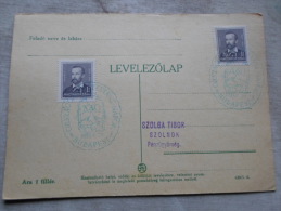 Hungary    Országos Protestáns Napok  1939 Budapest  -alkalmi Bélyegzés    D129080 - Hojas Conmemorativas