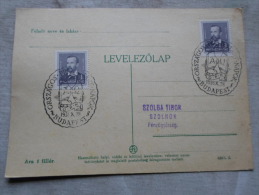 Hungary    Országos Protestáns Napok  1939 Budapest  -alkalmi Bélyegzés    D129083 - Feuillets Souvenir