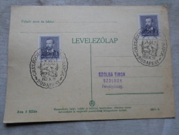 Hungary    Országos Protestáns Napok  1939 Budapest  -alkalmi Bélyegzés    D129083 - Herdenkingsblaadjes