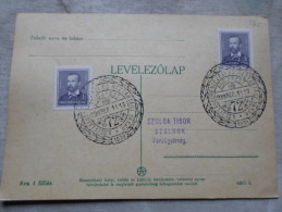 Hungary    Háztartási Vásár  Budapest  72 -alkalmi Bélyegzés   1939  D129084 - Commemorative Sheets