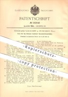 Original Patent - Ferdinand Vahlkampf In St. Ingbert , 1906 , Form Zum Brennen Basischer Bessemerbirnenböden !!! - Saarpfalz-Kreis